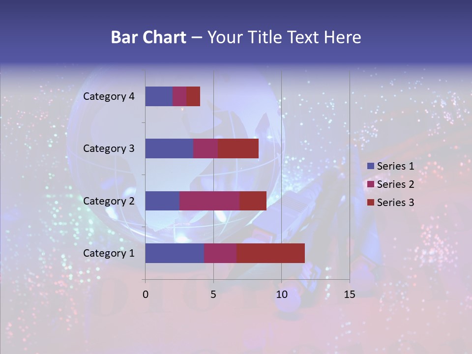 Emitting Technology Earth PowerPoint Template