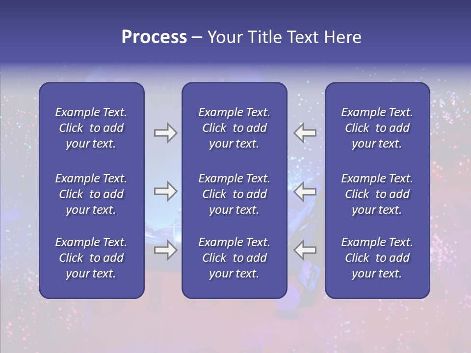 Emitting Technology Earth PowerPoint Template