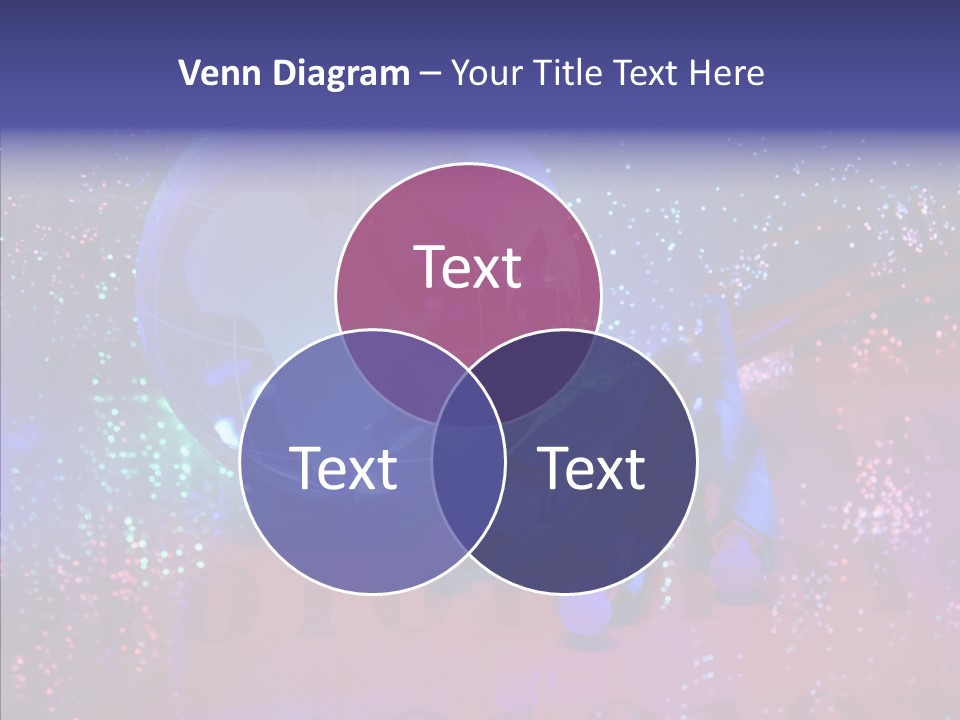 Emitting Technology Earth PowerPoint Template
