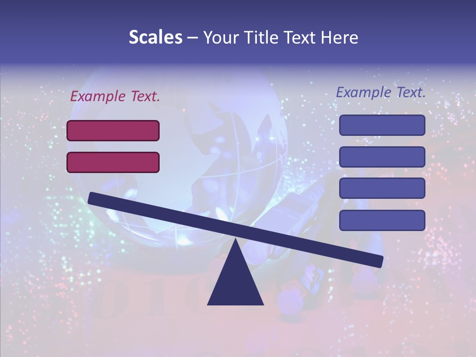 Emitting Technology Earth PowerPoint Template