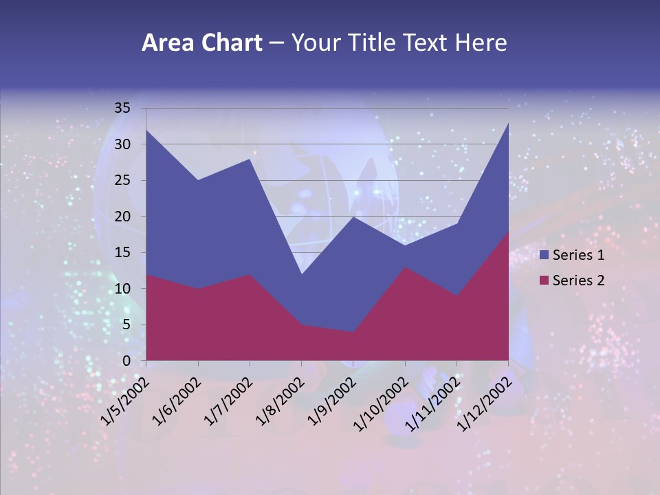 Emitting Technology Earth PowerPoint Template