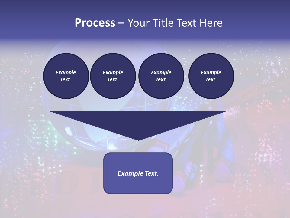 Emitting Technology Earth PowerPoint Template