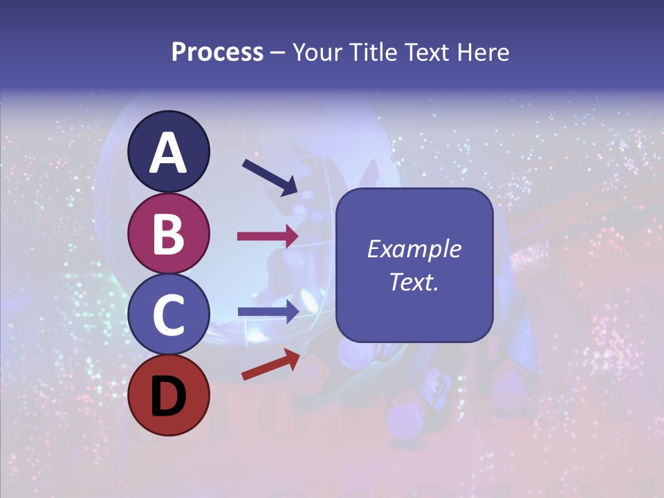 Emitting Technology Earth PowerPoint Template