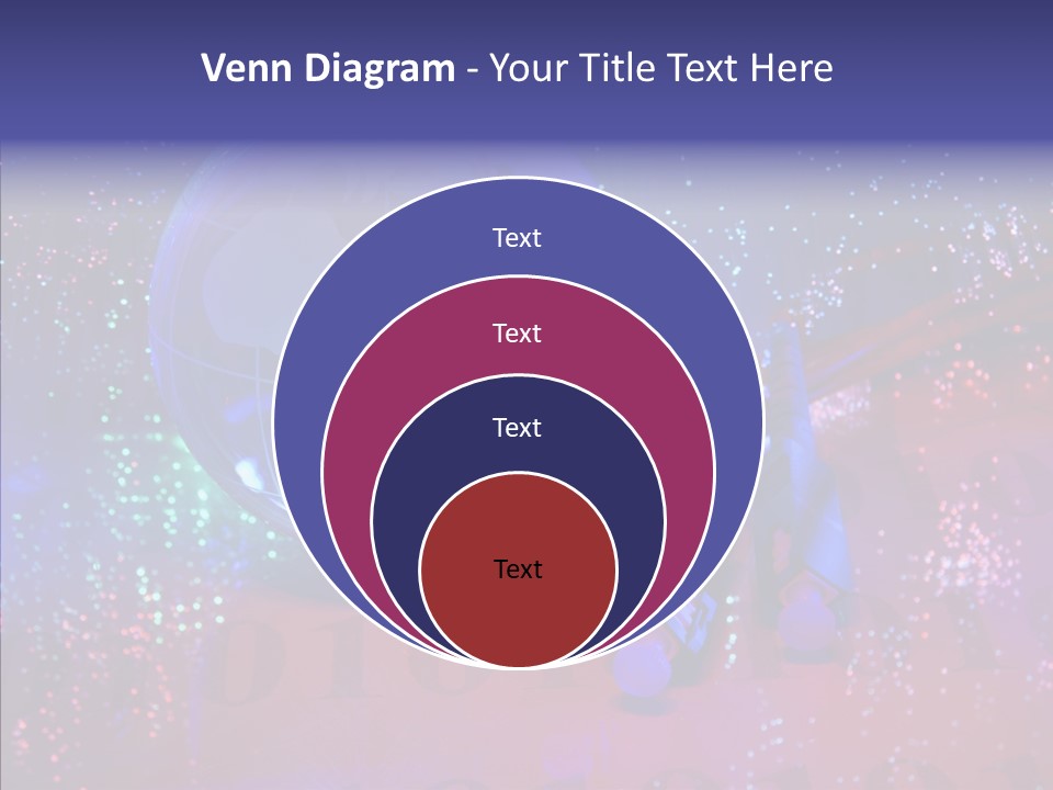 Emitting Technology Earth PowerPoint Template