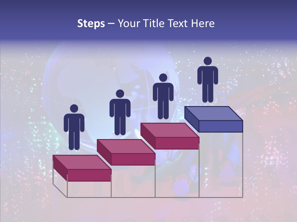 Emitting Technology Earth PowerPoint Template