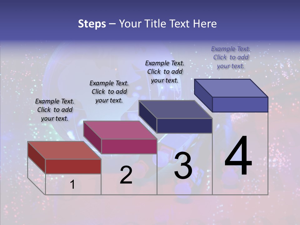 Emitting Technology Earth PowerPoint Template