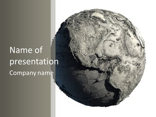 Dead Planet Earth PowerPoint Template