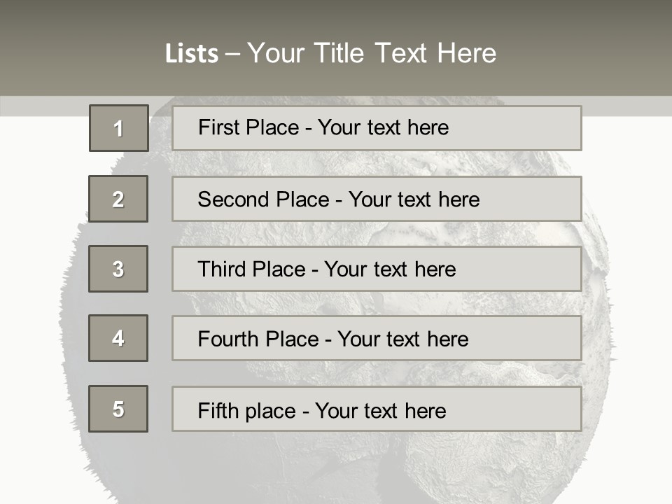 Dead Planet Earth PowerPoint Template