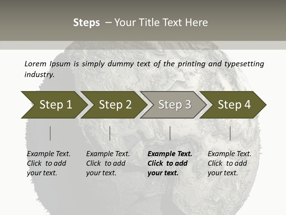 Dead Planet Earth PowerPoint Template