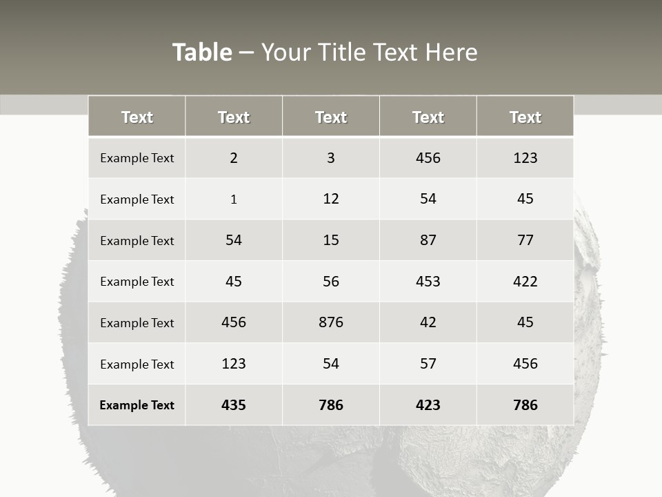 Dead Planet Earth PowerPoint Template