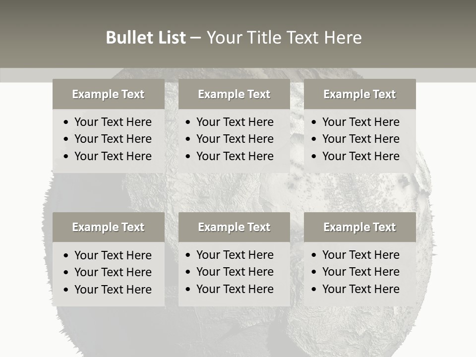 Dead Planet Earth PowerPoint Template