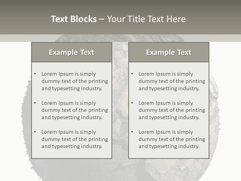 Dead Planet Earth PowerPoint Template
