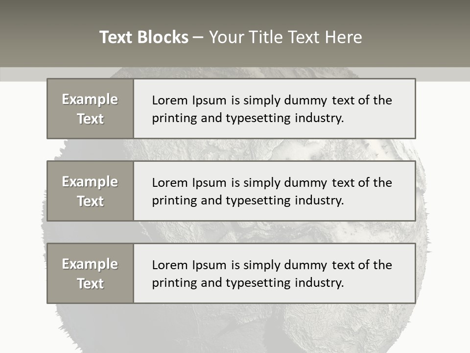 Dead Planet Earth PowerPoint Template