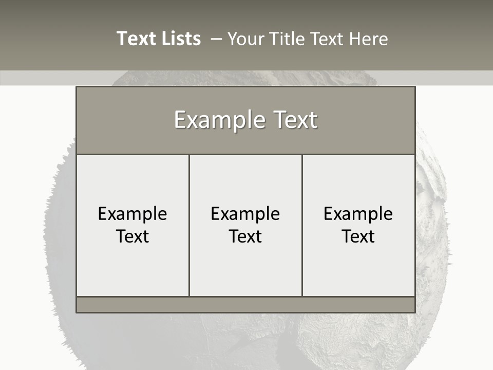 Dead Planet Earth PowerPoint Template
