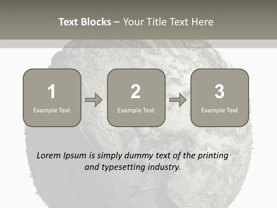 Dead Planet Earth PowerPoint Template