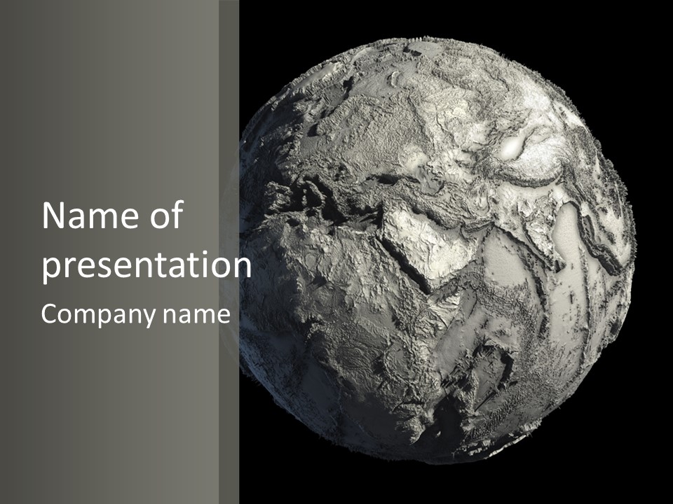 Dead Planet Earth PowerPoint Template