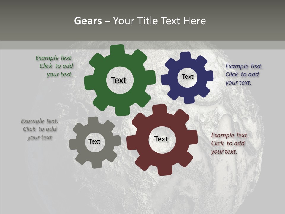 Dead Planet Earth PowerPoint Template