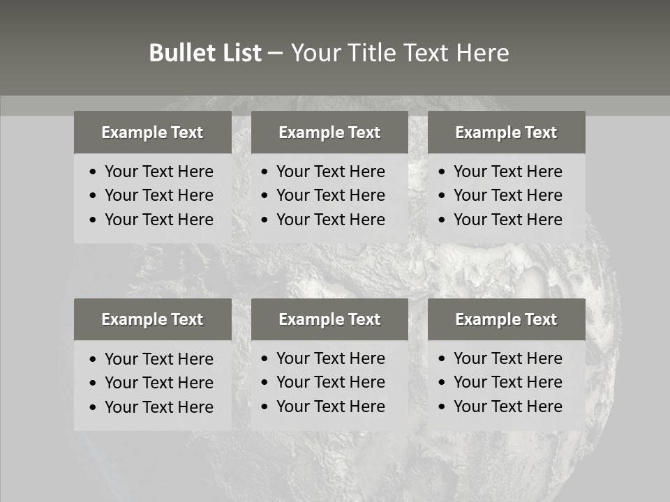 Dead Planet Earth PowerPoint Template