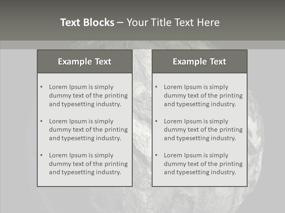 Dead Planet Earth PowerPoint Template