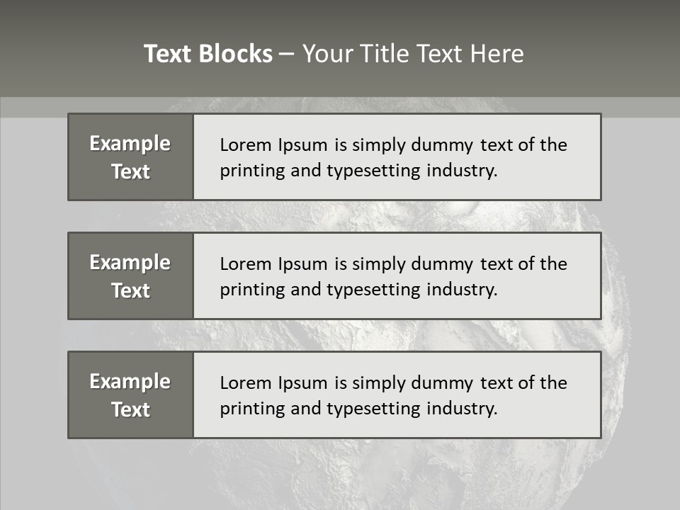 Dead Planet Earth PowerPoint Template