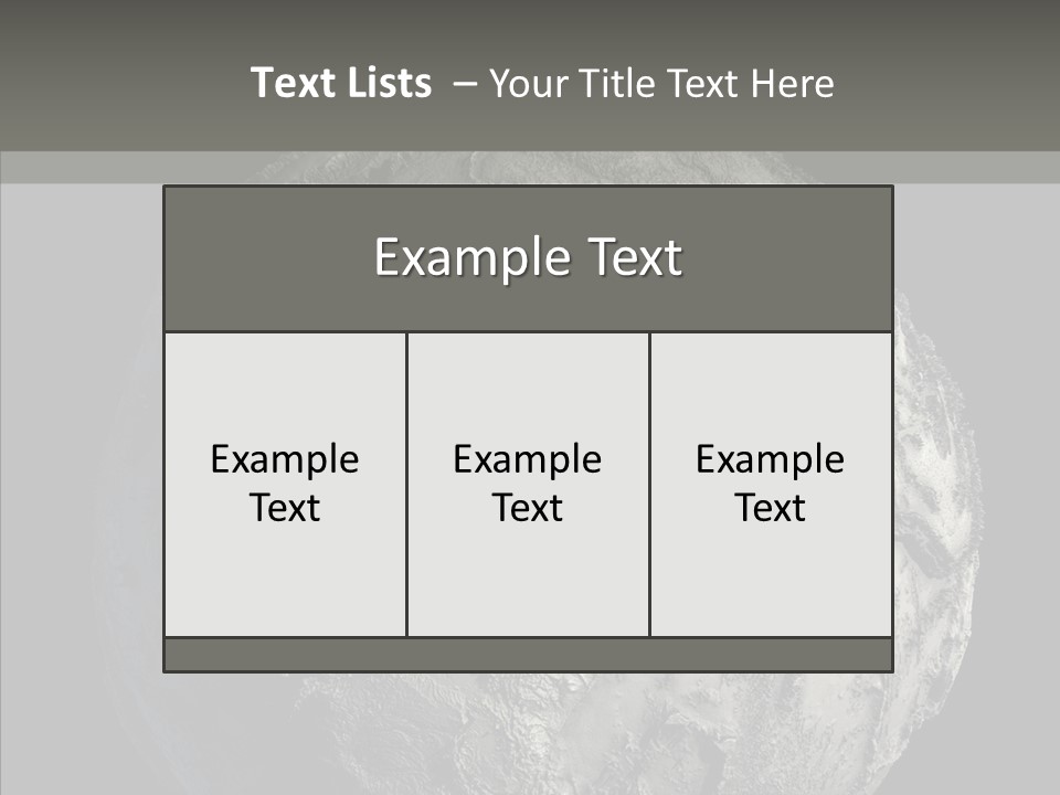 Dead Planet Earth PowerPoint Template