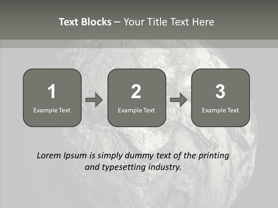 Dead Planet Earth PowerPoint Template