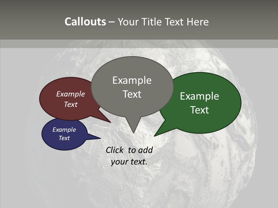 Dead Planet Earth PowerPoint Template
