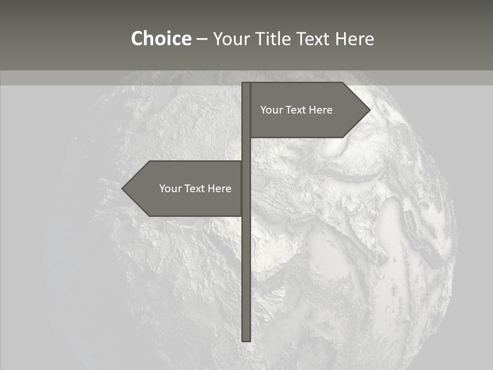 Dead Planet Earth PowerPoint Template