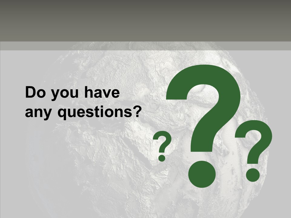 Dead Planet Earth PowerPoint Template