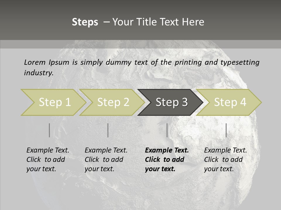 Dead Planet Earth PowerPoint Template
