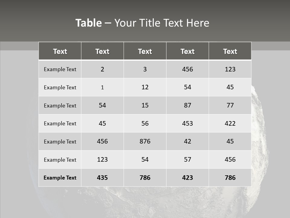 Dead Planet Earth PowerPoint Template