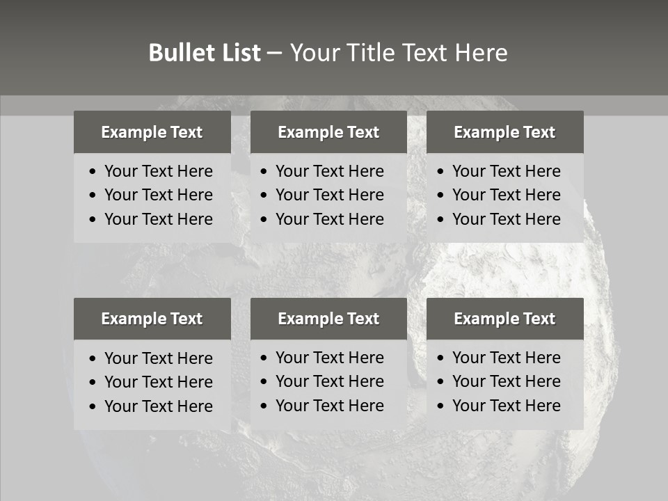 Dead Planet Earth PowerPoint Template