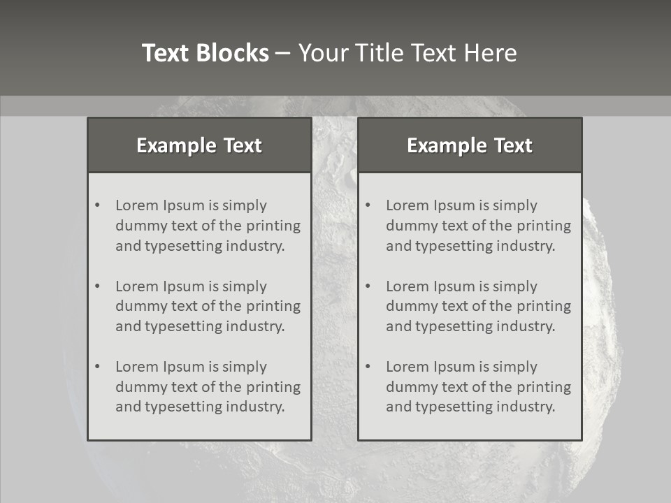 Dead Planet Earth PowerPoint Template