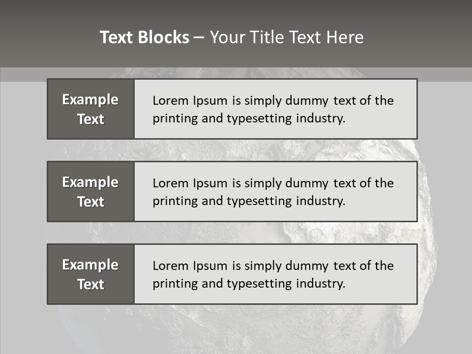Dead Planet Earth PowerPoint Template