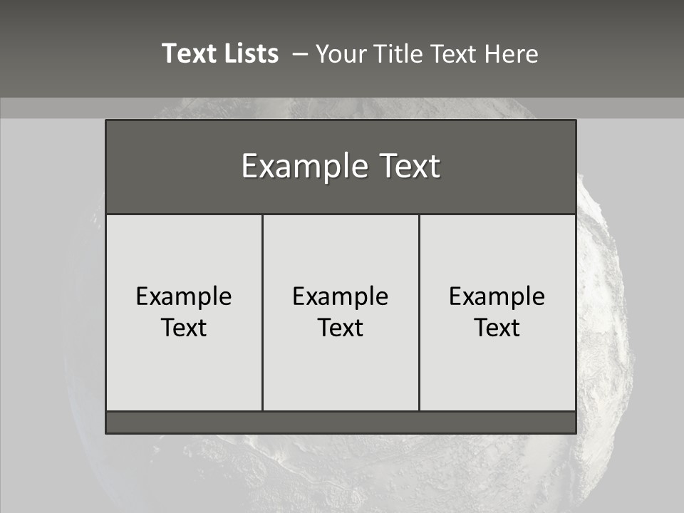 Dead Planet Earth PowerPoint Template