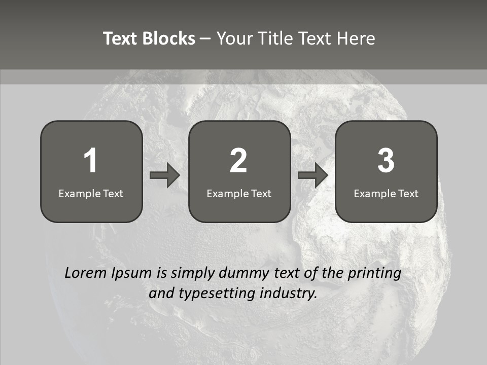 Dead Planet Earth PowerPoint Template