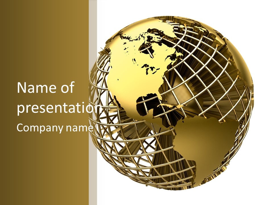 Golden Earth PowerPoint Template