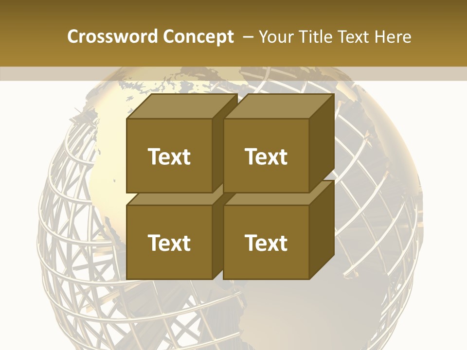 Golden Earth PowerPoint Template