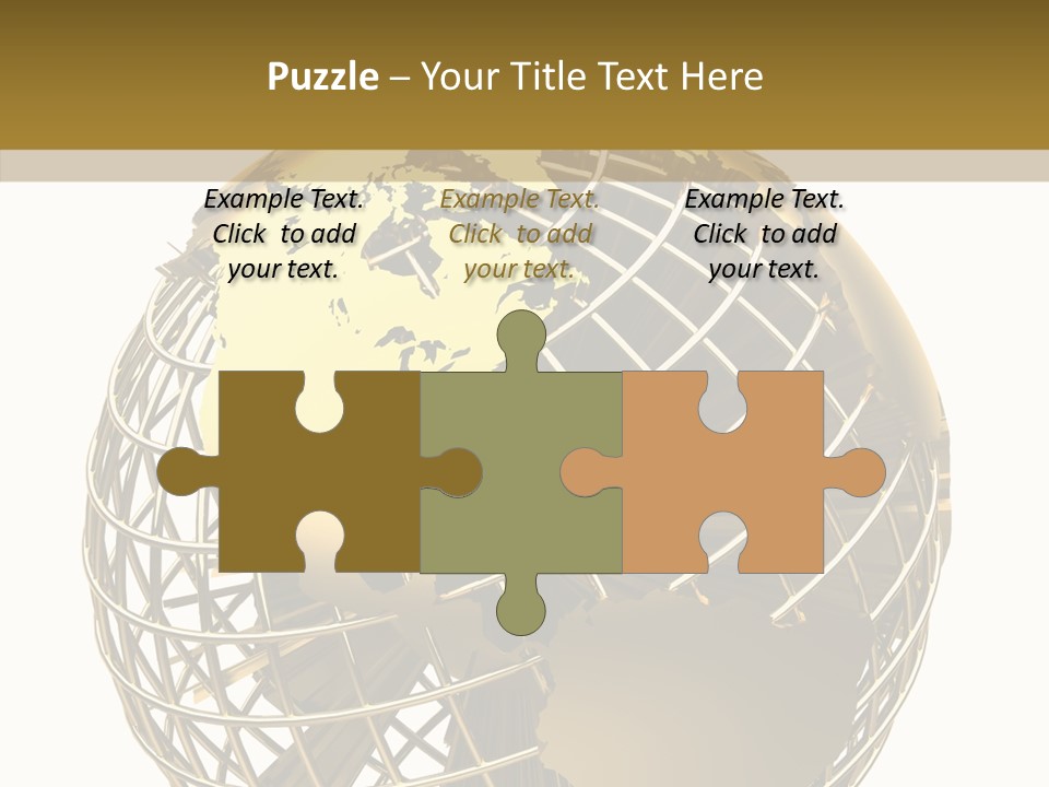 Golden Earth PowerPoint Template