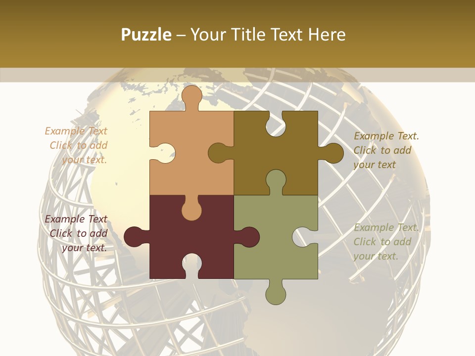 Golden Earth PowerPoint Template