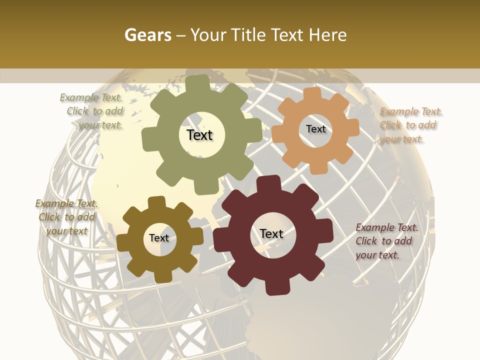 Golden Earth PowerPoint Template