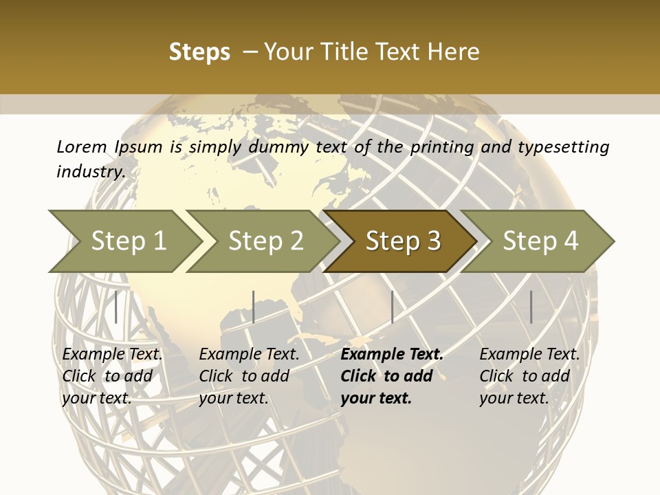 Golden Earth PowerPoint Template