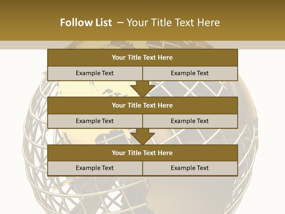 Golden Earth PowerPoint Template