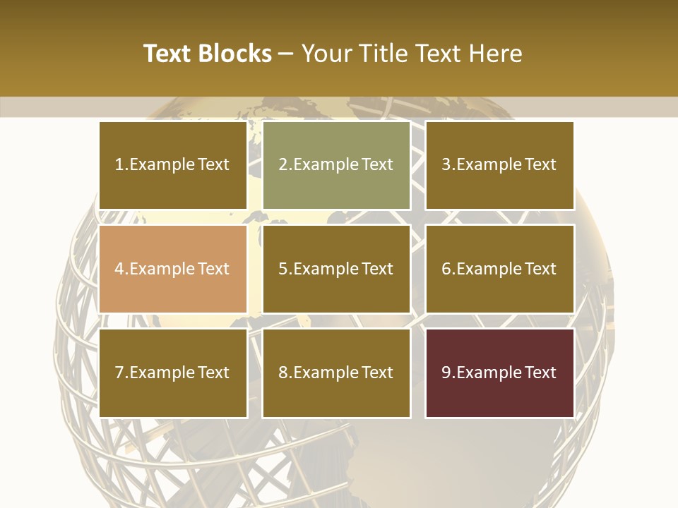 Golden Earth PowerPoint Template