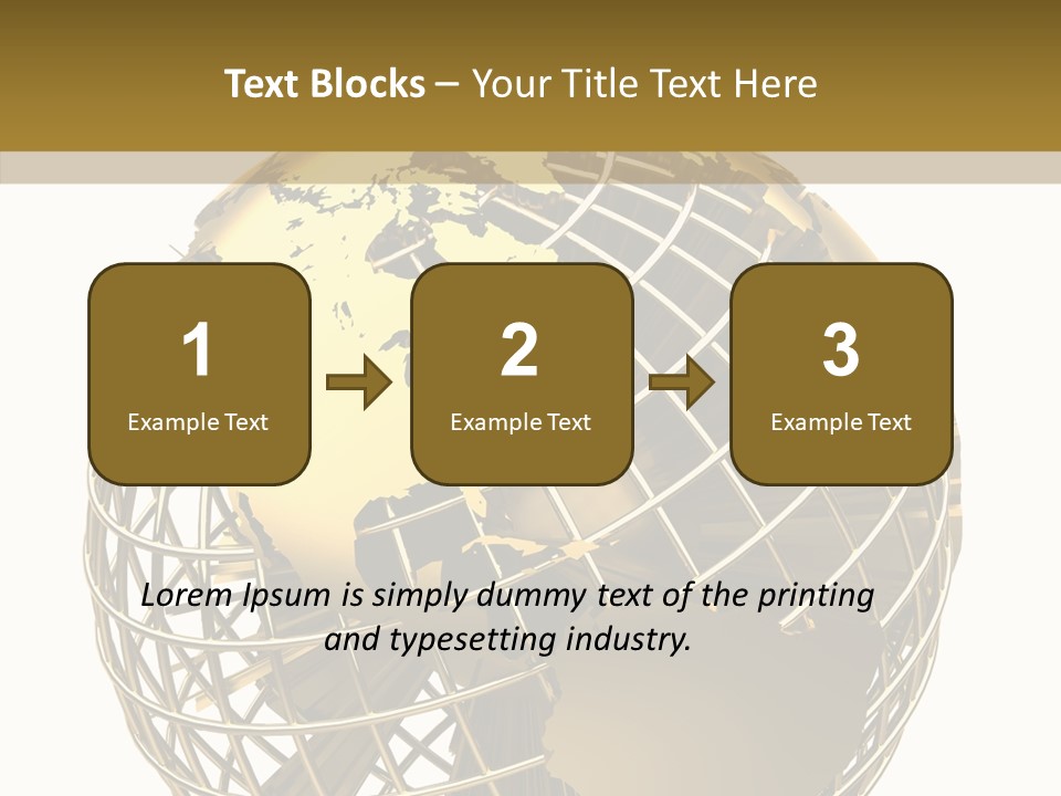 Golden Earth PowerPoint Template