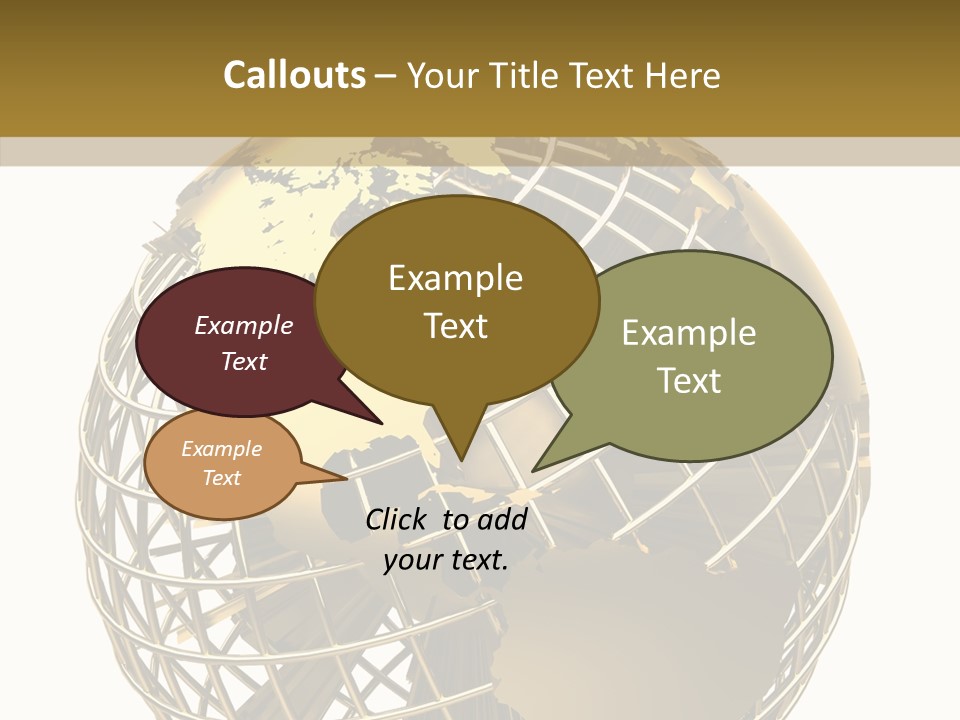 Golden Earth PowerPoint Template