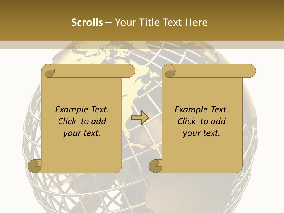 Golden Earth PowerPoint Template
