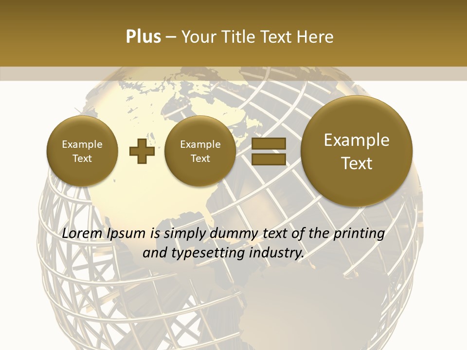 Golden Earth PowerPoint Template
