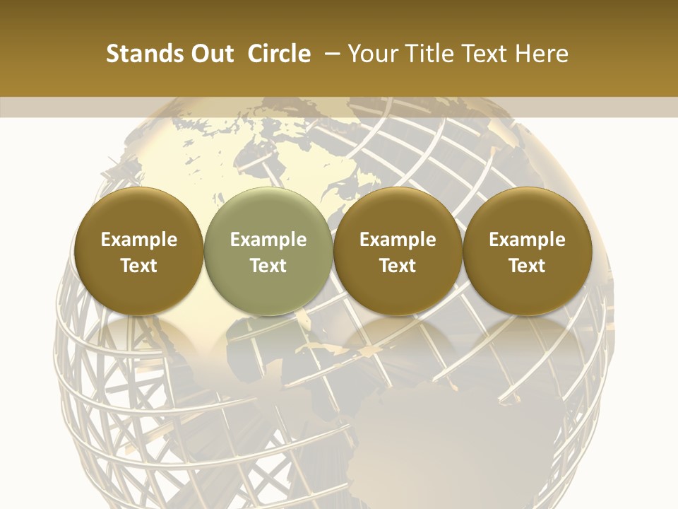 Golden Earth PowerPoint Template