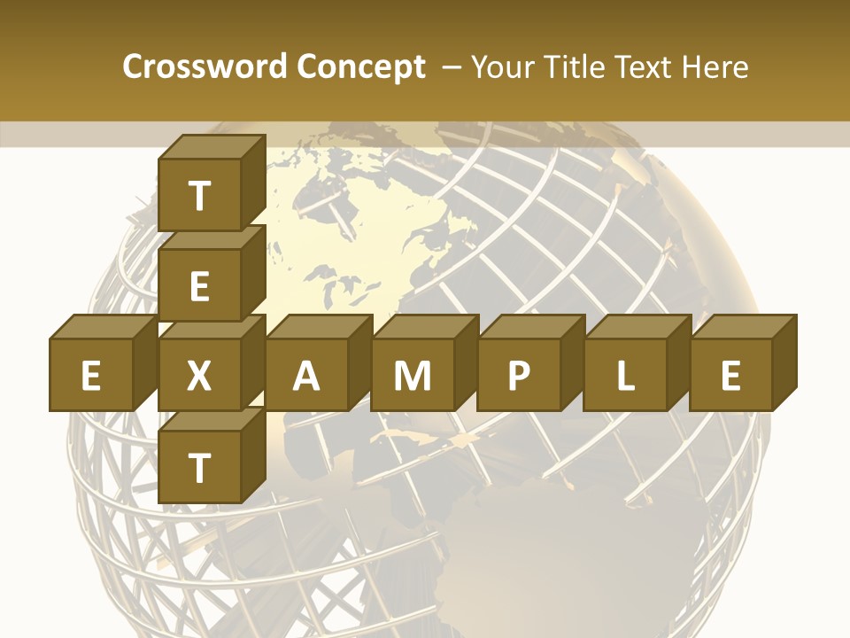 Golden Earth PowerPoint Template